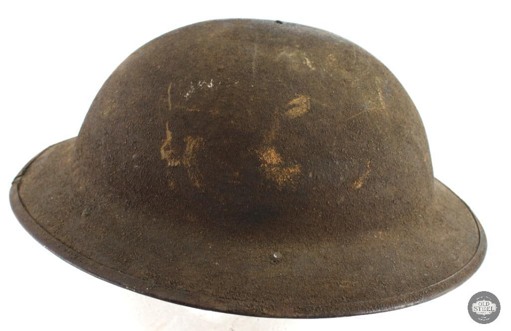 Original WW1 U.S. M1917 Doughboy Helmet Shell - 4