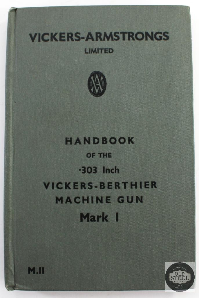 Original M.II Handbook of the .303 Inch Vickers-Berthier Machine Gun Mark I (1 of 4)