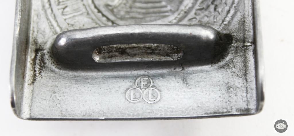 Original German Wehrmacht Heer Gott Mit Uns Belt Buckle WWII - 3