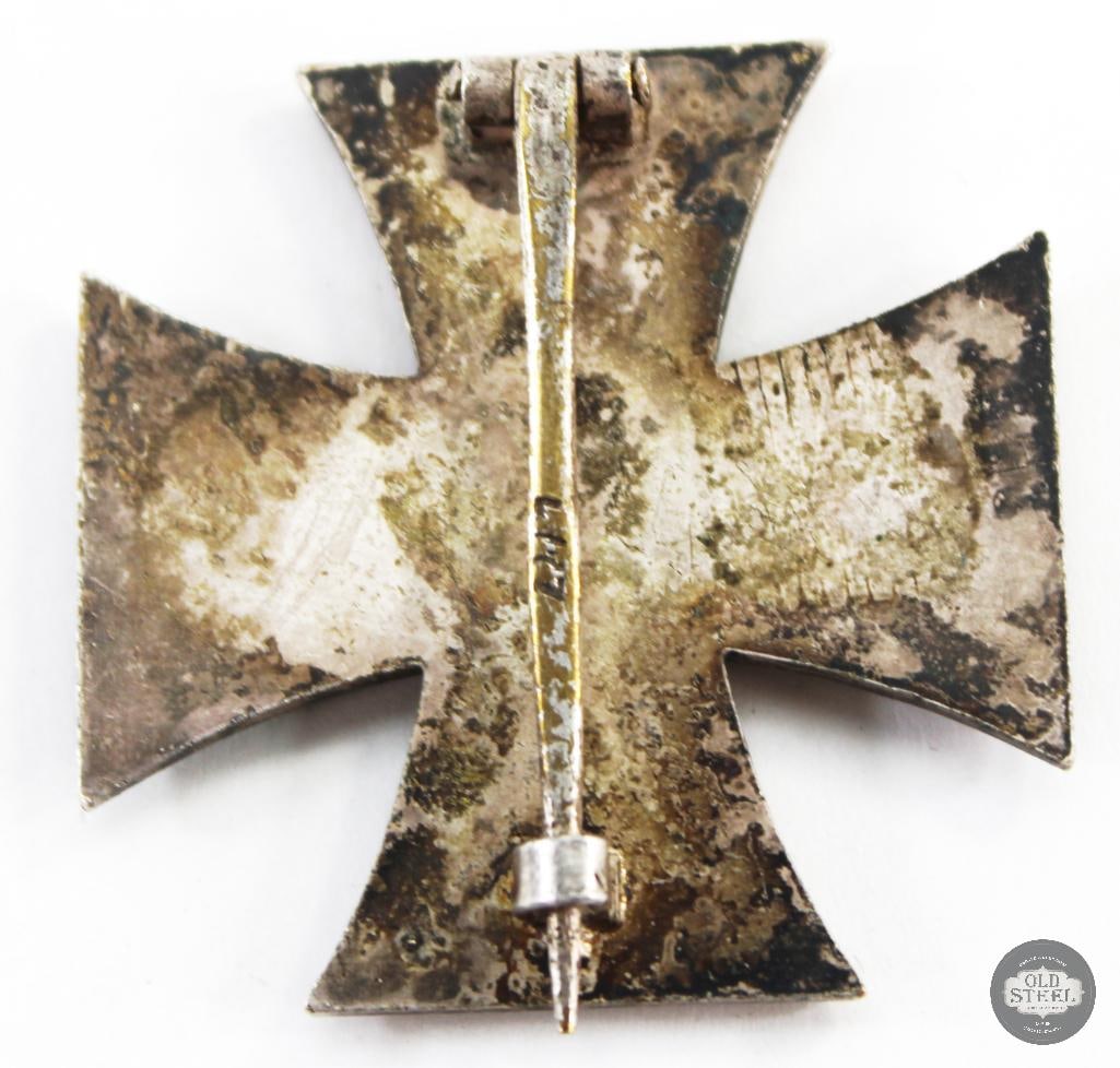 Original German 1939 Iron Cross First Class Badge WWII - 2
