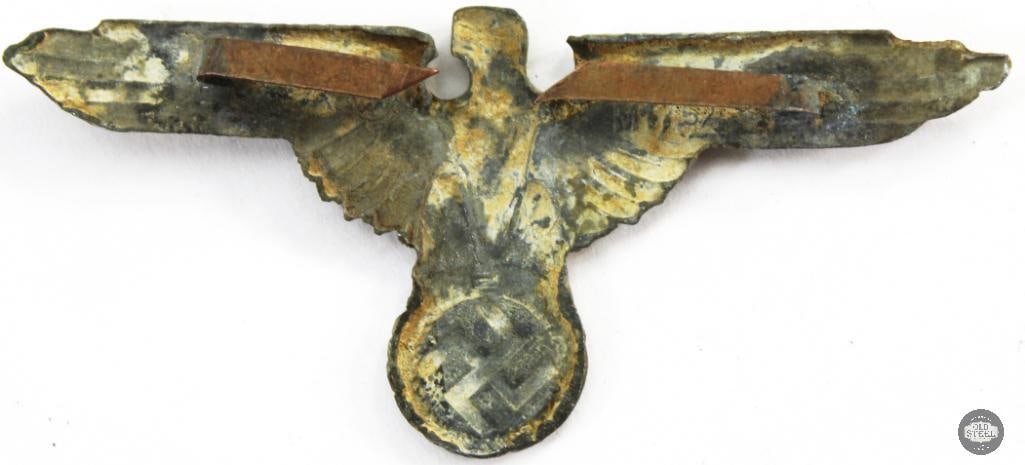 Original German Eagle Cap Device WWII - 2