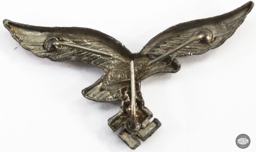 Original Luftwaffe Eagle Cap Pin WWII Germany - 2