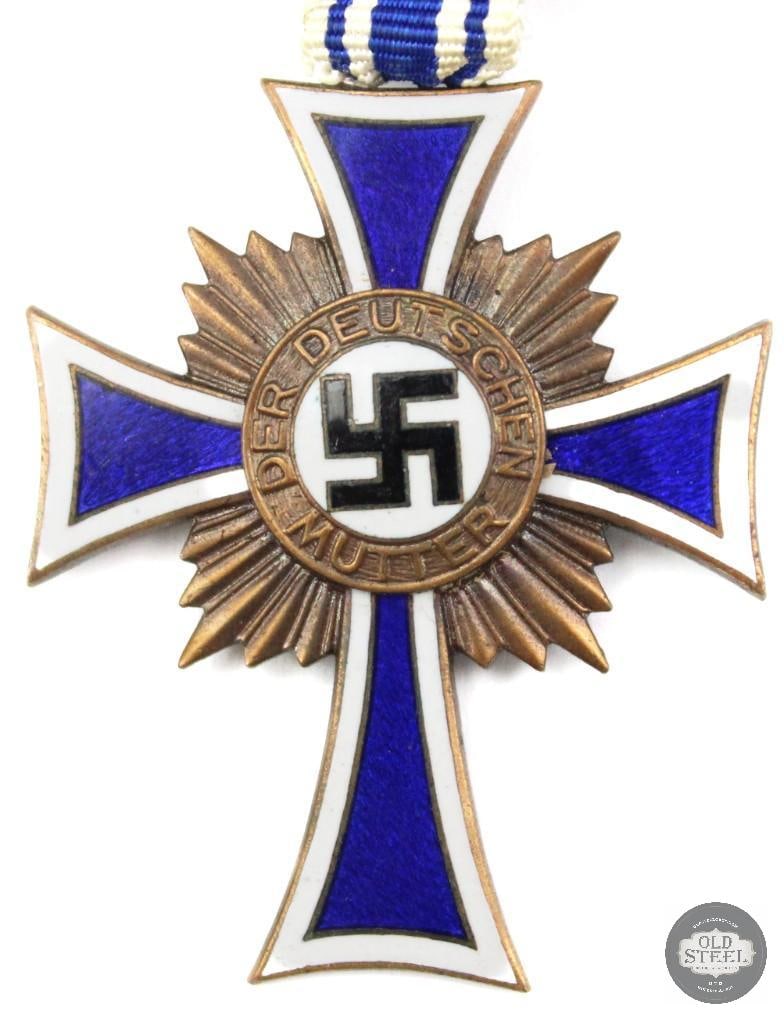 Mothers Cross Medal with Ribbon and Mothers Cross Medal/Ribbon Pin Germany WWII - 6