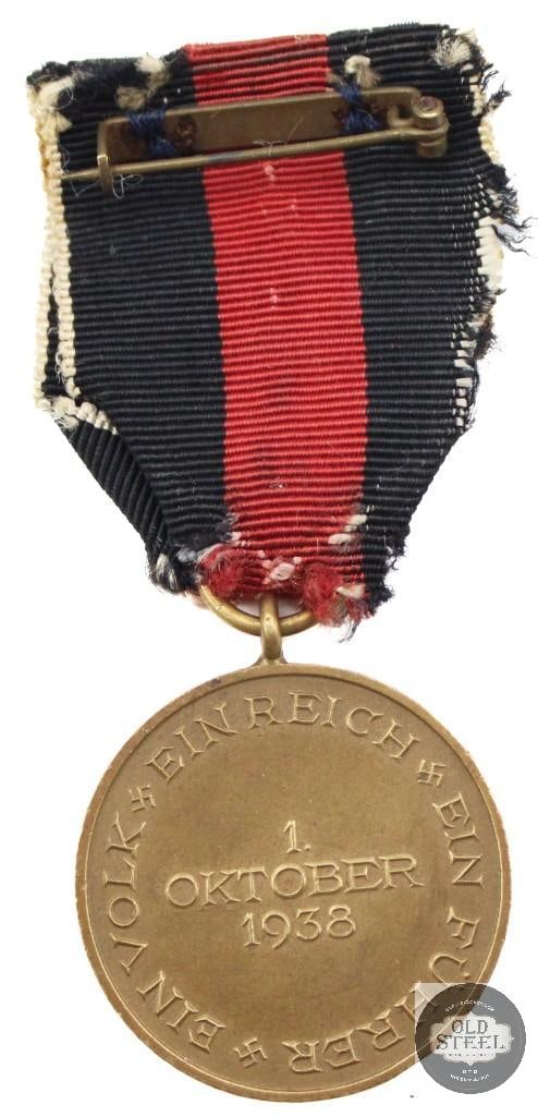 Original Sudetenland Annexation Medal - German WWII - 3