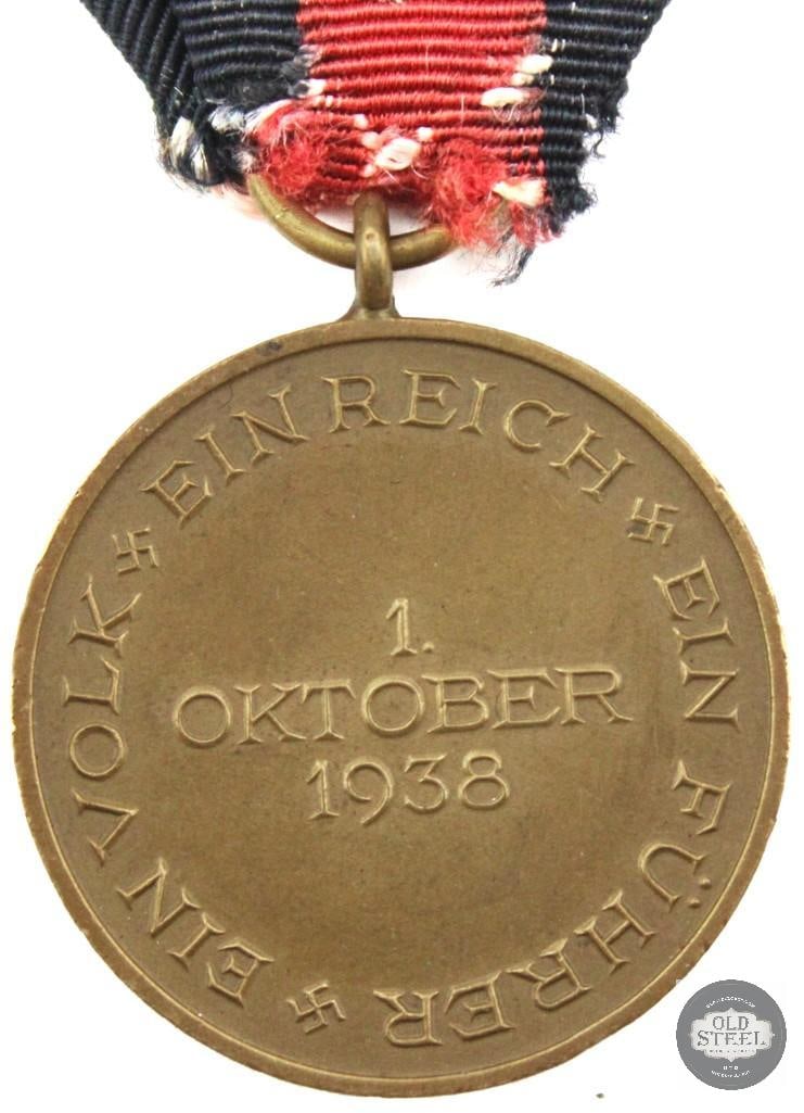 Original Sudetenland Annexation Medal - German WWII - 5