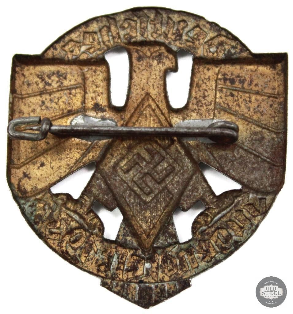 Original German WWII Tinnie Badge - 1937 - 2