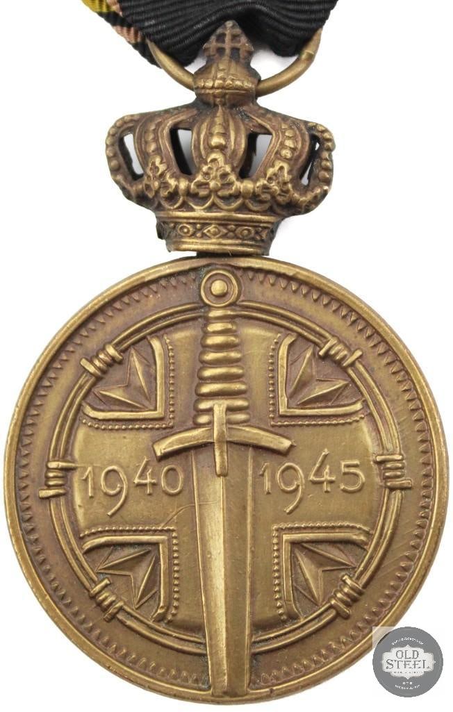 Original Belgian POW Medal with 5-Bar Device - WWII - 3