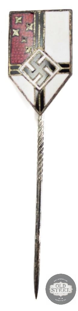 Original German Colonial Enamel Stickpin WWII - 2