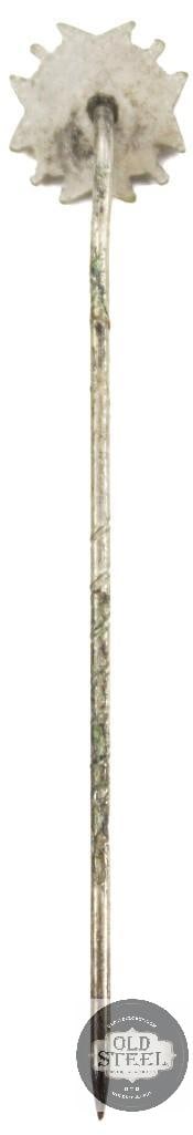 Original German Spanish Cross Silver Stick Pin - 3
