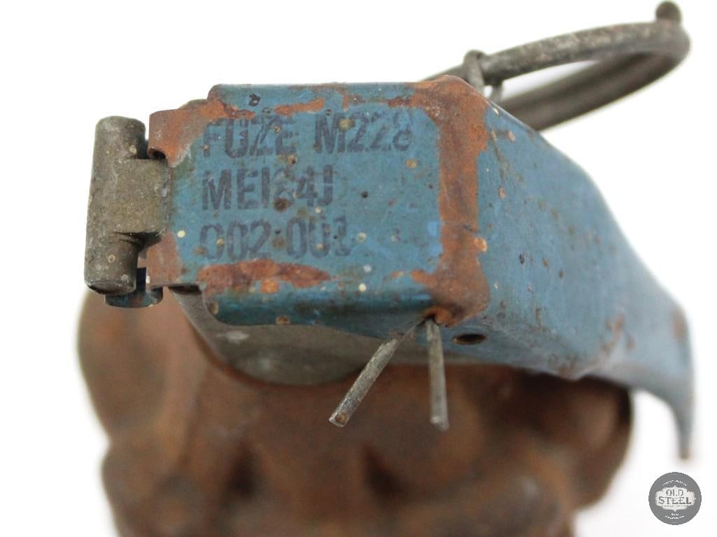 INERT US Mk II Fragmentation Training Grenade - M228 Blue Spoon Fuze - 2