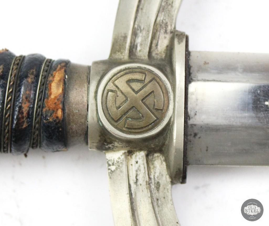 Luftwaffe 1st Pattern Dagger with Scabbard and Hanger - Germany WWII - 12