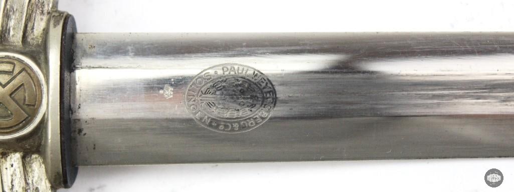 Luftwaffe 1st Pattern Dagger with Scabbard and Hanger - Germany WWII - 14