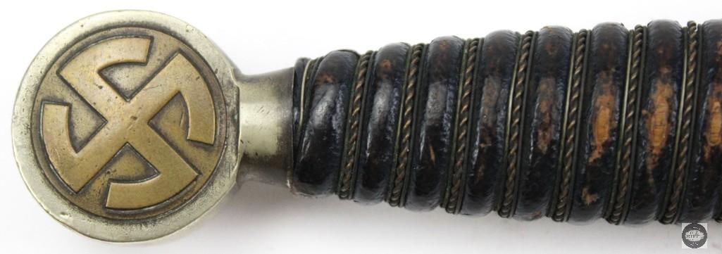 Luftwaffe 1st Pattern Dagger with Scabbard and Hanger - Germany WWII - 2