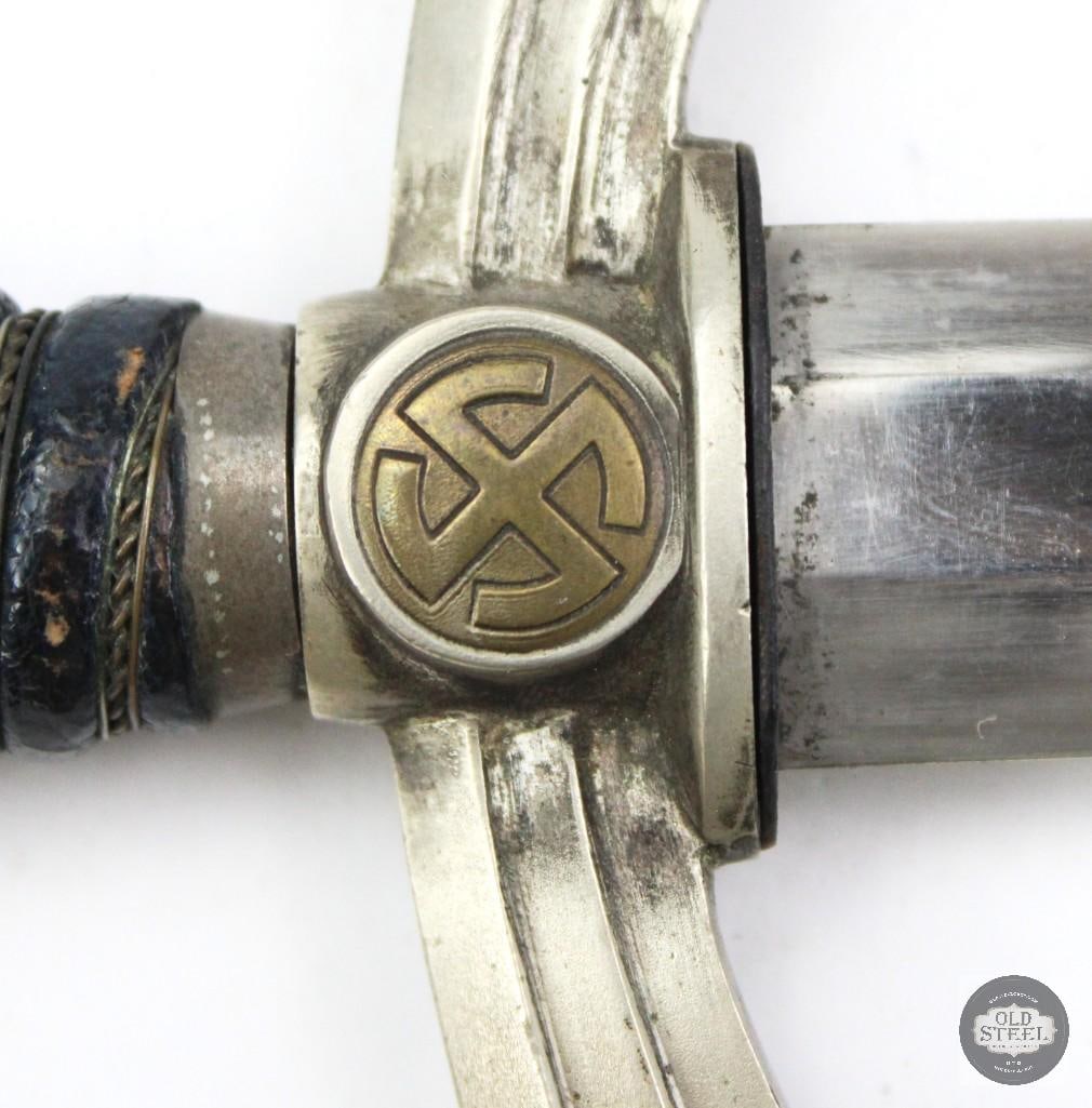 Luftwaffe 1st Pattern Dagger with Scabbard and Hanger - Germany WWII - 4