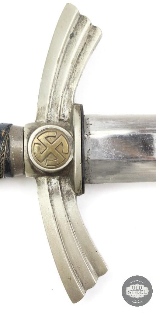 Luftwaffe 1st Pattern Dagger with Scabbard and Hanger - Germany WWII - 5