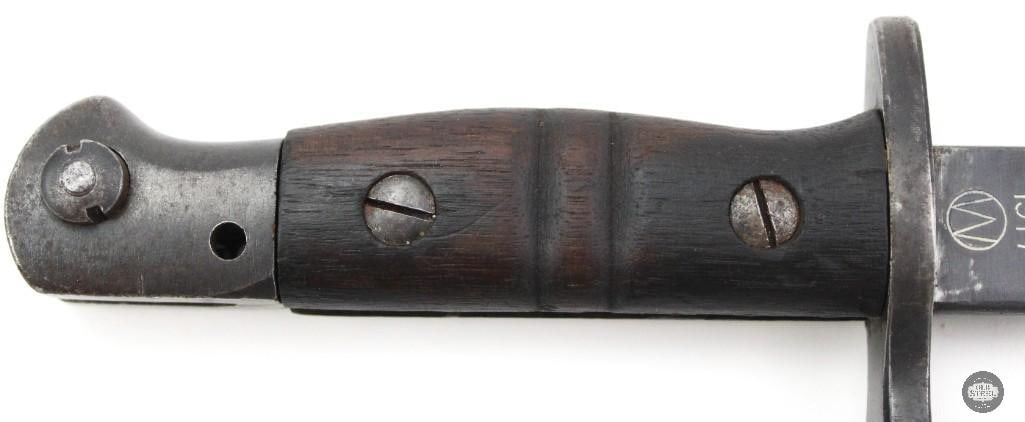FIRST YEAR Winchester Model 1917 Bayonet and Scabbard for Model of 1917 Rifles and Trench Guns - 2