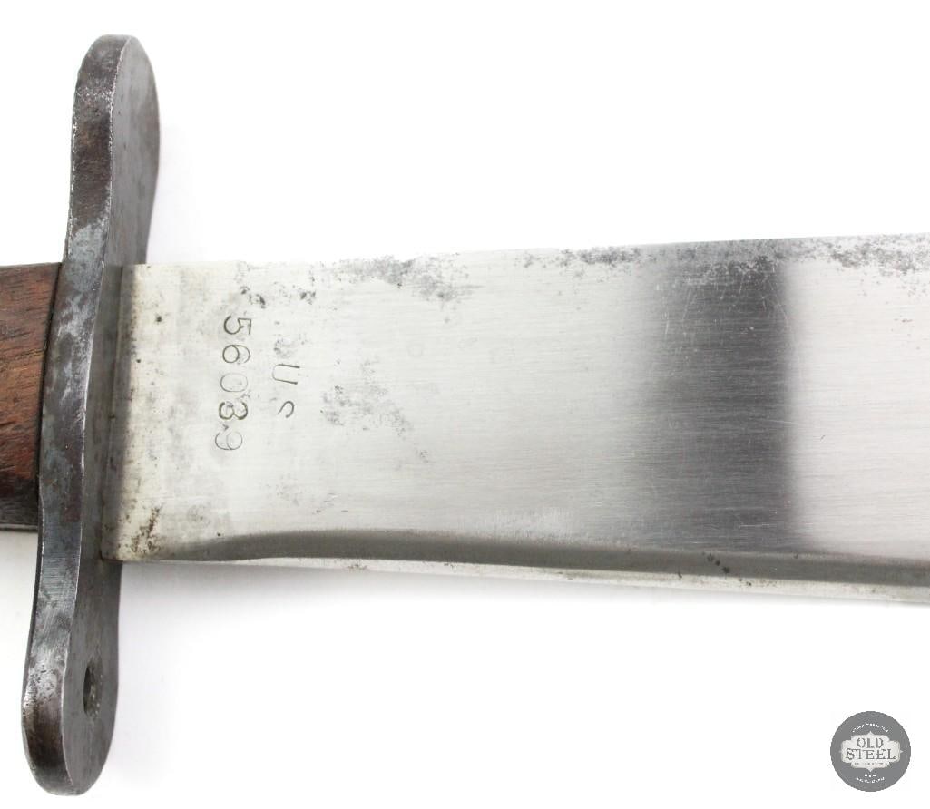 US M1909 Springfield Bolo Knife with Scabbard - 7