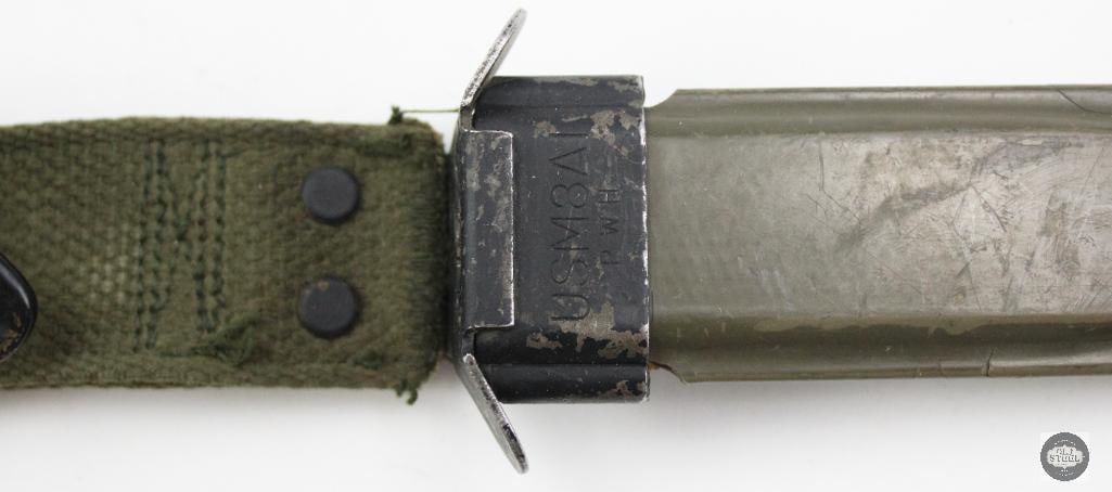 US M7 Bayonet with M8A1 Scabbard - 11