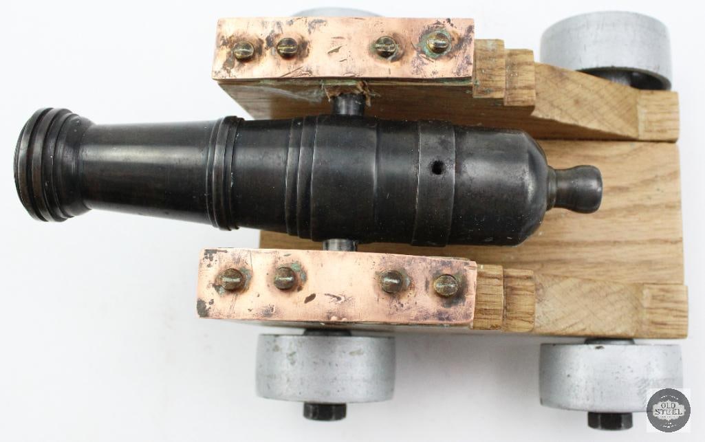 Mini Black Powder Cannon W/ Carriage - 6