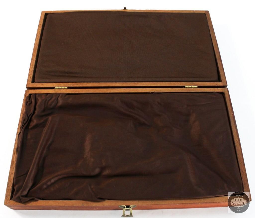 Wooden Pistol Display Box 14 x 7.75 In. - 2