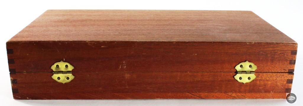 Wooden Pistol Display Box 14 x 7.75 In. - 4