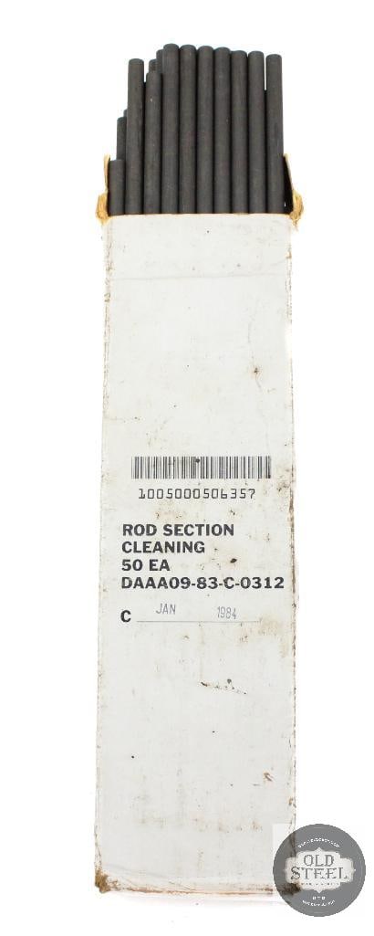 50ct Pack of Cleaning Rod Sections 1984: 50ct Pack of Cleaning Rod Sections 1984 THIS ITEM IS AS PICTURED WITH NO FURTHER ATTACHMENTS. ALL SALES ARE FINAL. PLEASE REFER TO THE AUCTION DESCRIPTION, LOT #1 DESCRIPTION AND TERMS OF