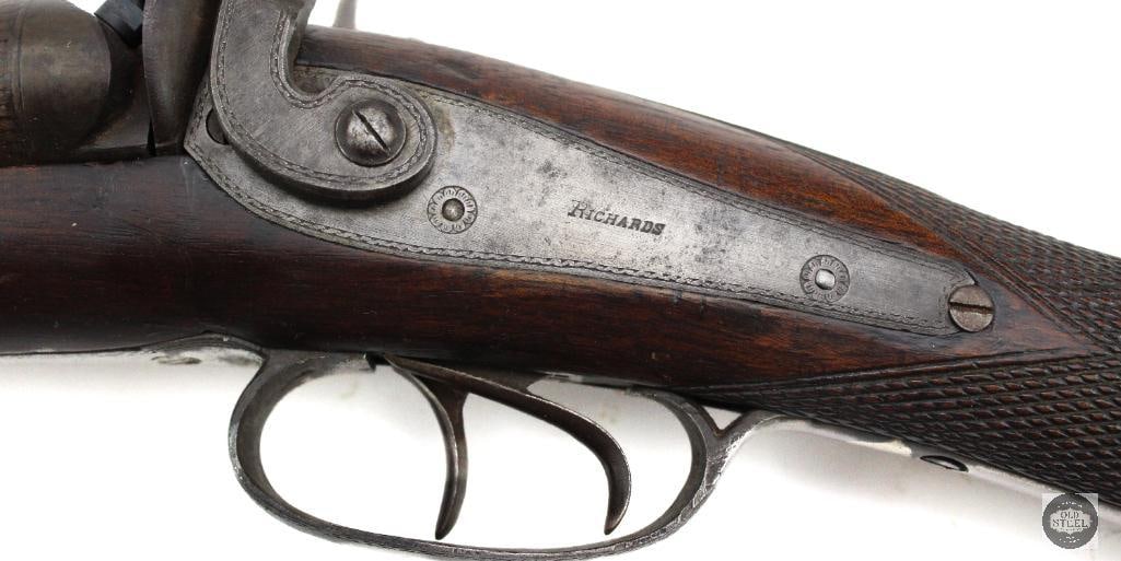 RICHARDS Side By Side Shotgun 12 Gauge External Hammer C&R - 18