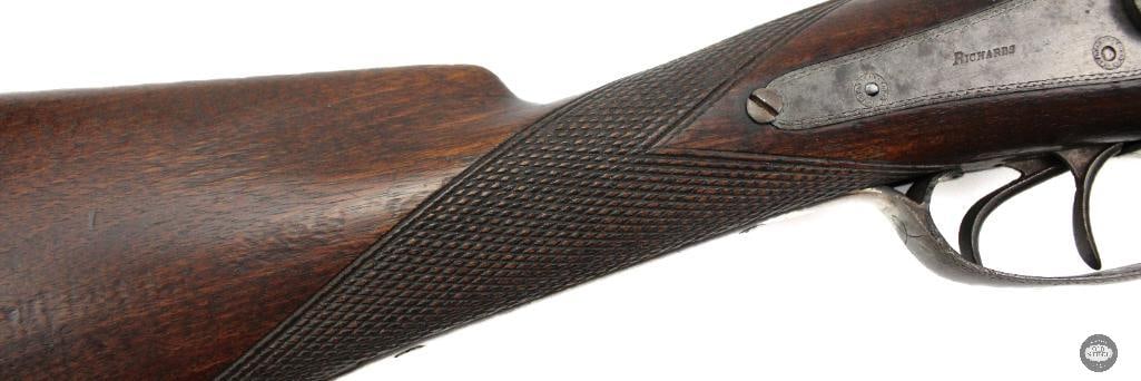 RICHARDS Side By Side Shotgun 12 Gauge External Hammer C&R - 4