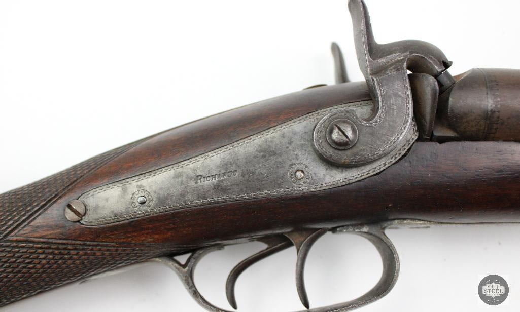 RICHARDS Side By Side Shotgun 12 Gauge External Hammer C&R - 5