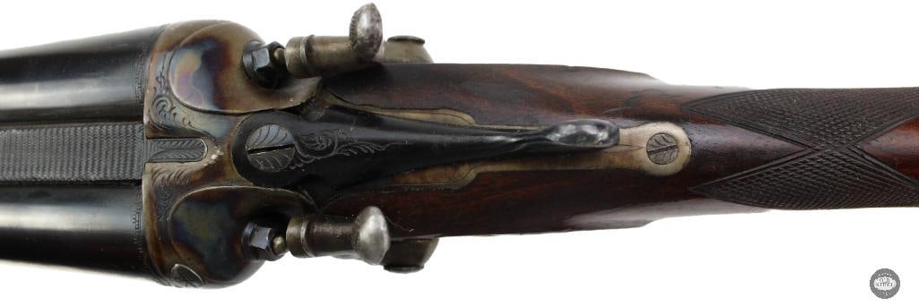Belgian Side By Side Shotgun External Hammer 12 Ga FIREARM - 20