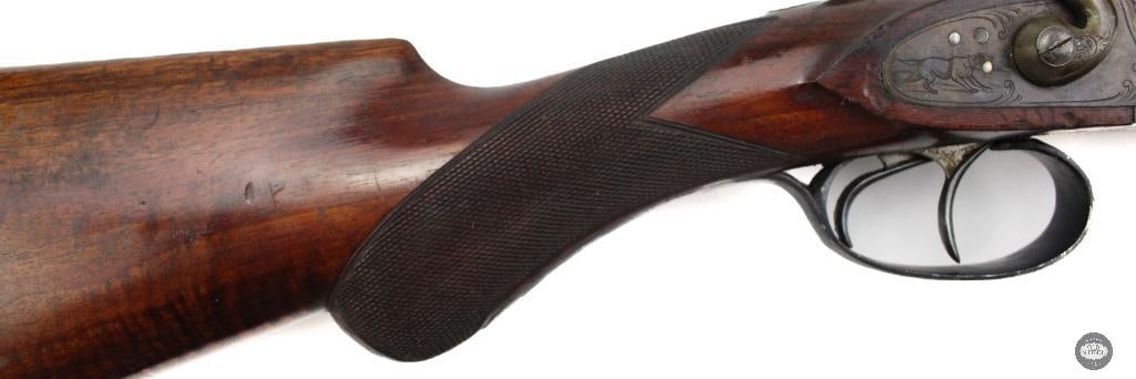 Belgian Side By Side Shotgun External Hammer 12 Ga FIREARM - 4
