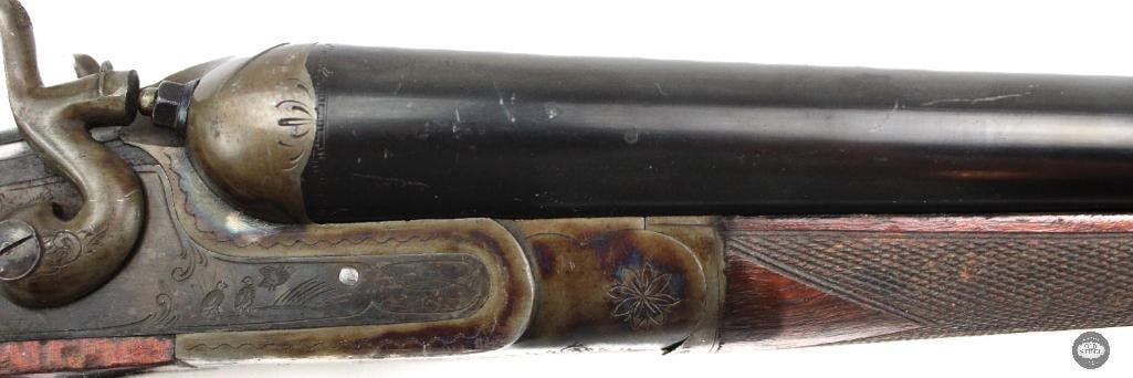 Belgian Side By Side Shotgun External Hammer 12 Ga FIREARM - 5