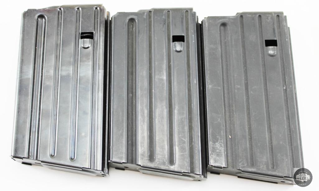 Lot of 3 AR10 20rd 308 Magazines: Lot of 3 AR10 20rd 308 Magazines THIS ITEM IS AS PICTURED WITH NO FURTHER ATTACHMENTS. ALL SALES ARE FINAL. PLEASE REFER TO THE AUCTION DESCRIPTION, LOT #1 DESCRIPTION AND TERMS OF SALE