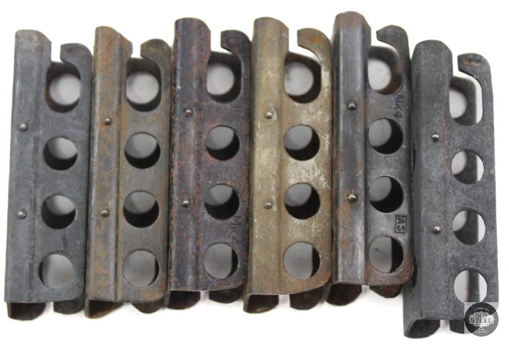 Lot of 6 Enfield 303 5rd Clips: Lot of 6 Enfield 303 5rd Clips THIS ITEM IS AS PICTURED WITH NO FURTHER ATTACHMENTS. ALL SALES ARE FINAL. PLEASE REFER TO THE AUCTION DESCRIPTION, LOT #1 DESCRIPTION AND TERMS OF SALE