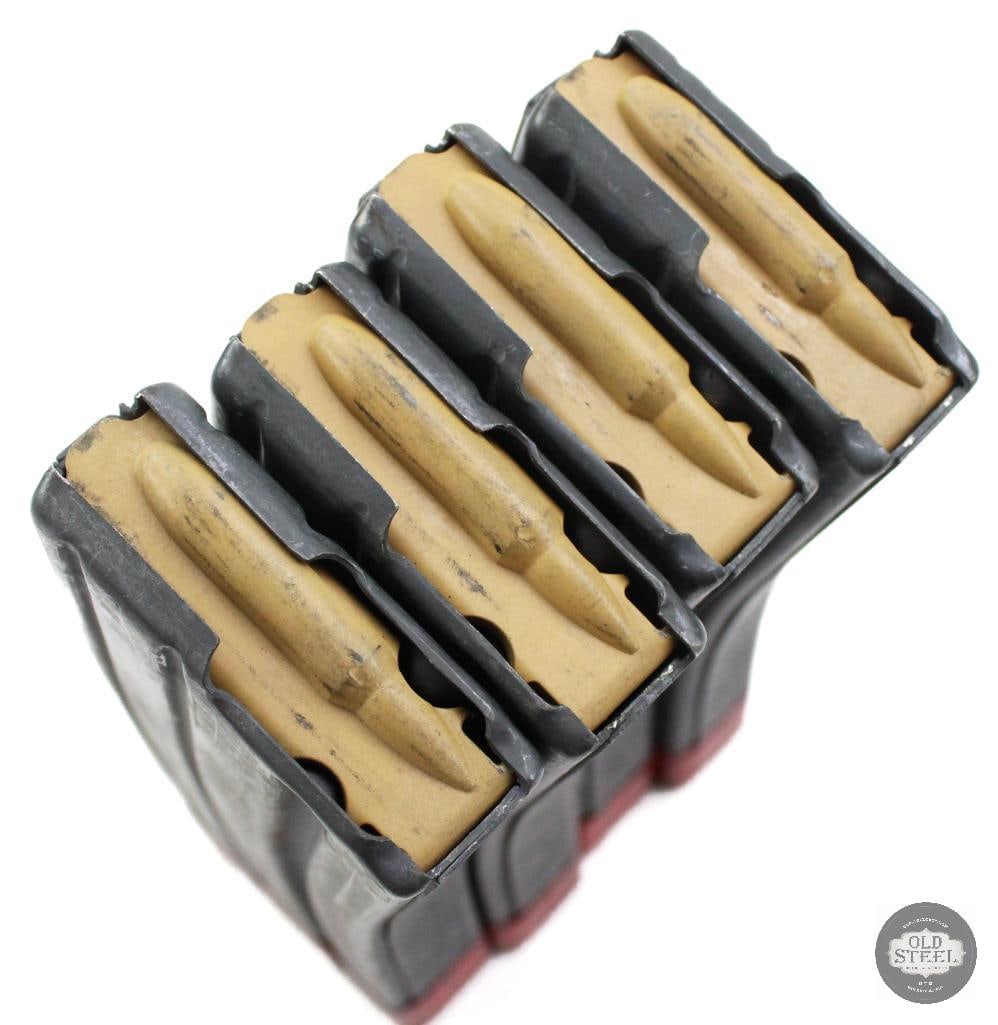 Lot of 4 USGI 30rd Magazines for AR15/M16/M4 - 223/556 - 3