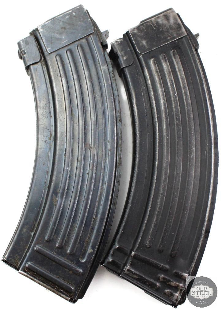 Lot of 2 Steel AK47 Magazines - 2
