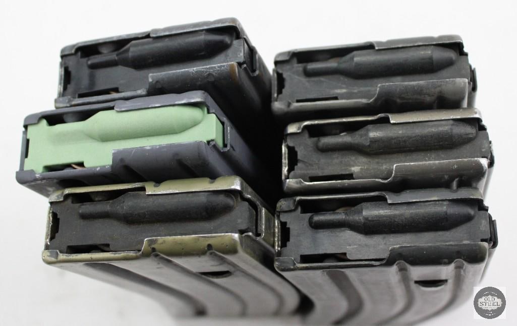 Lot of 6 USGI 30rd Magazines - AR15/M16/M4 - 3