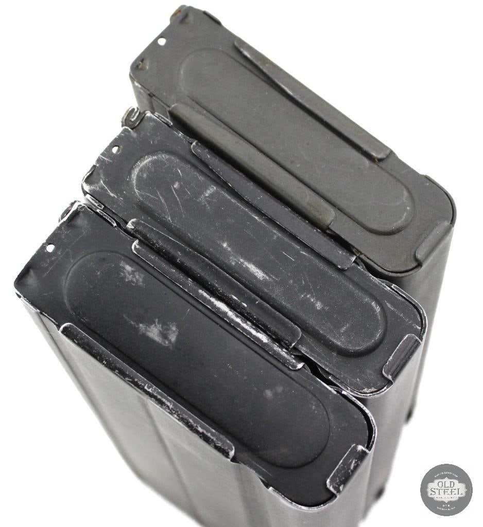 Lot of 3 FAL Metric Pattern Magazines and 2 Loaders - 2 Aluminum 1 Steel - 6