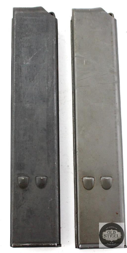 Lot of 2 UZI 25rd Magazines: Lot of 2 UZI 25rd Magazines THIS ITEM IS AS PICTURED WITH NO FURTHER ATTACHMENTS. ALL SALES ARE FINAL. PLEASE REFER TO THE AUCTION DESCRIPTION, LOT #1 DESCRIPTION AND TERMS OF SALE BEFORE