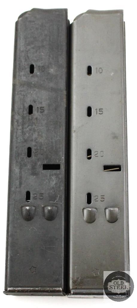 Lot of 2 UZI 25rd Magazines - 2
