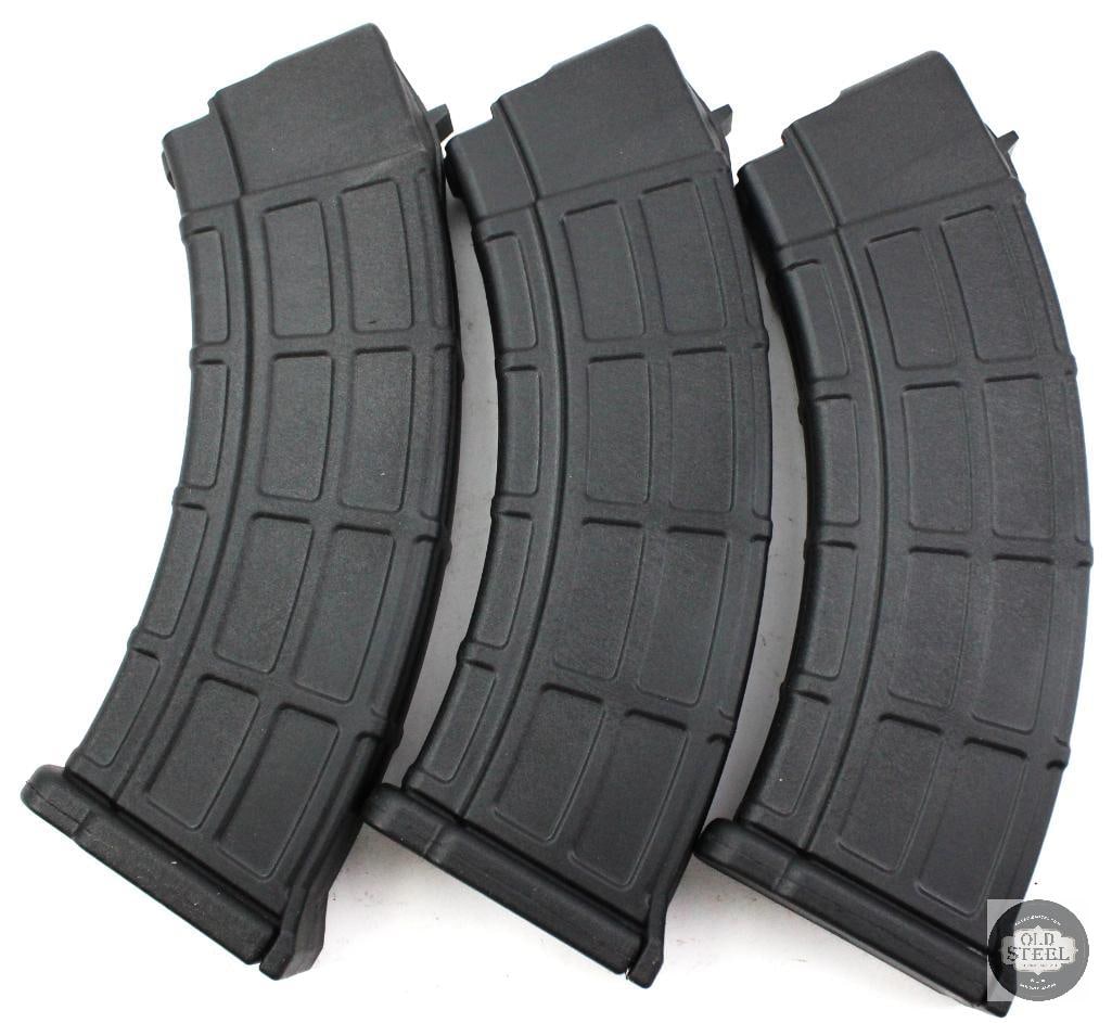 Lot of 3 Serbian Polymer AK Magazines - 2