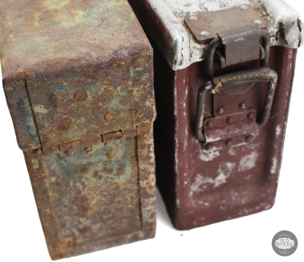 Pair of Original WW2 German 8 MM Mauser Ammo Cans - 3