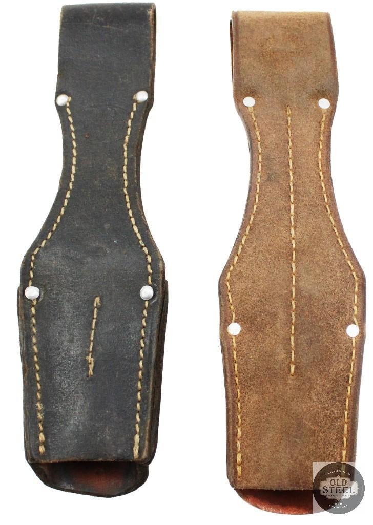 German Mauser Leather Bayonet Frogs - 2