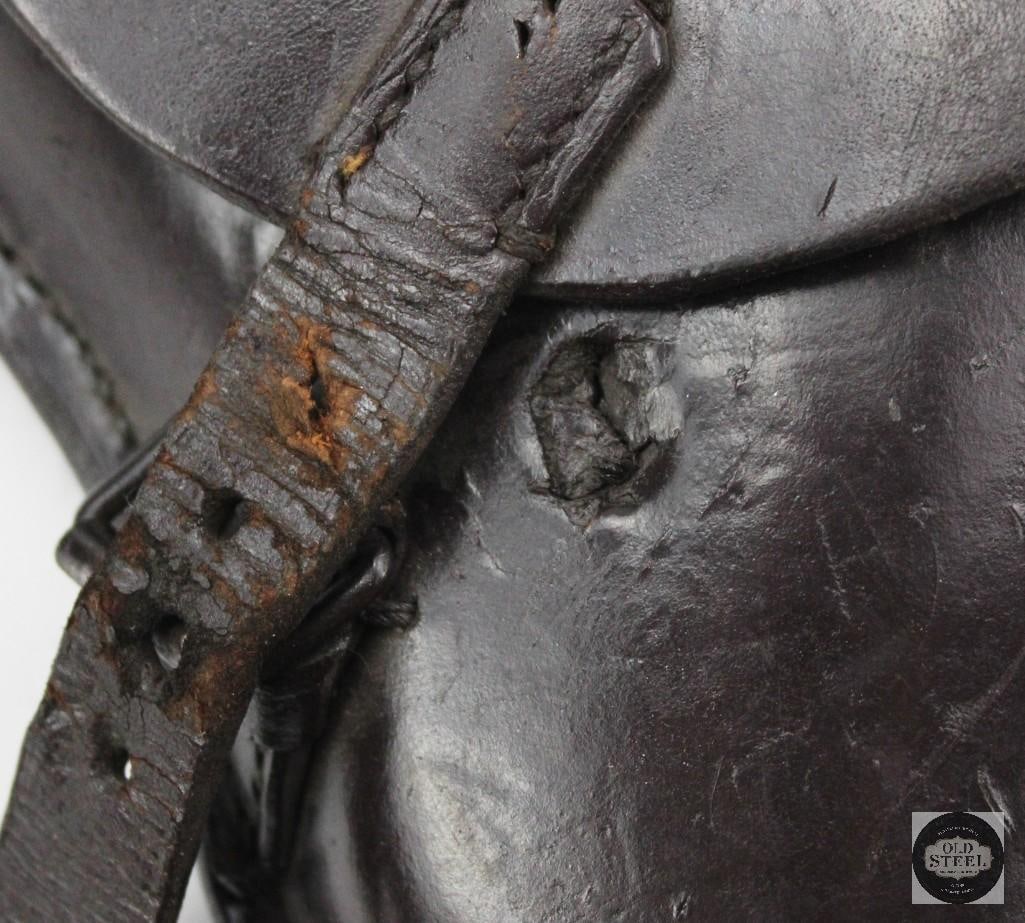 Luger P.08 Brown Leather Holster - Unmarked - 3