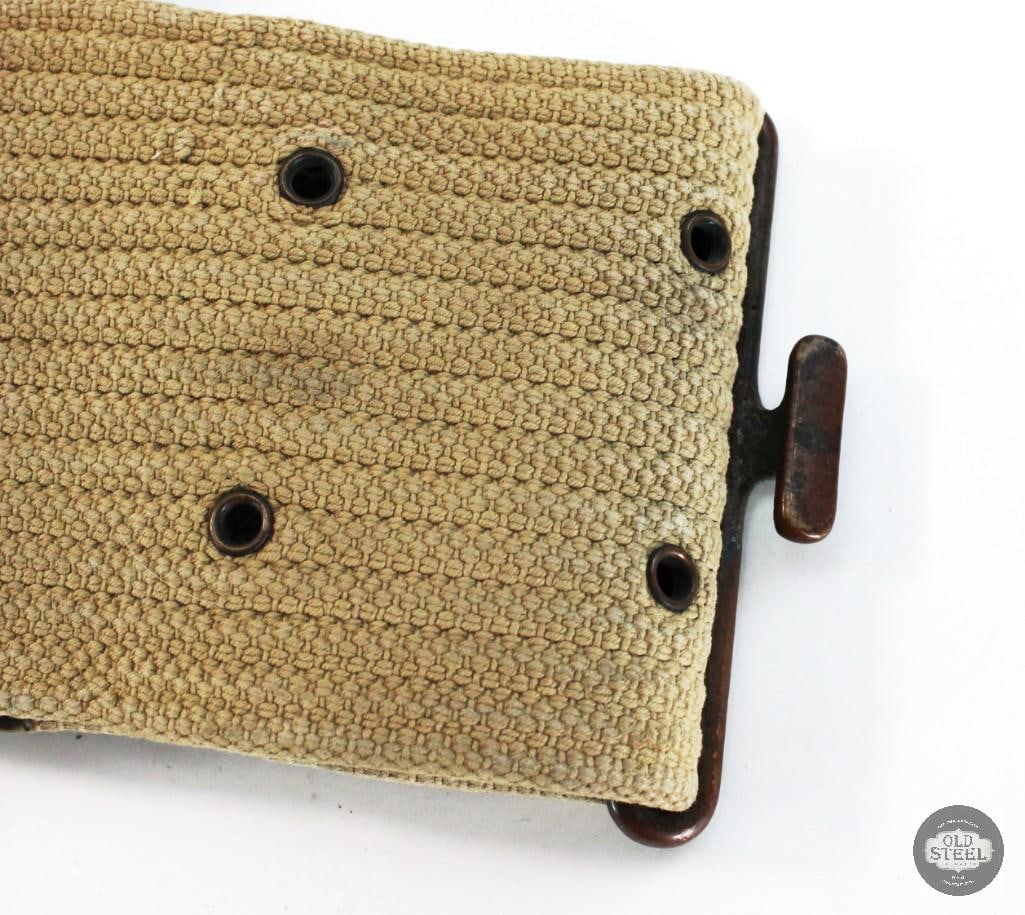 Original U.S. WW1 Era Stripper Clip Belt & First Aid Pouch - 7