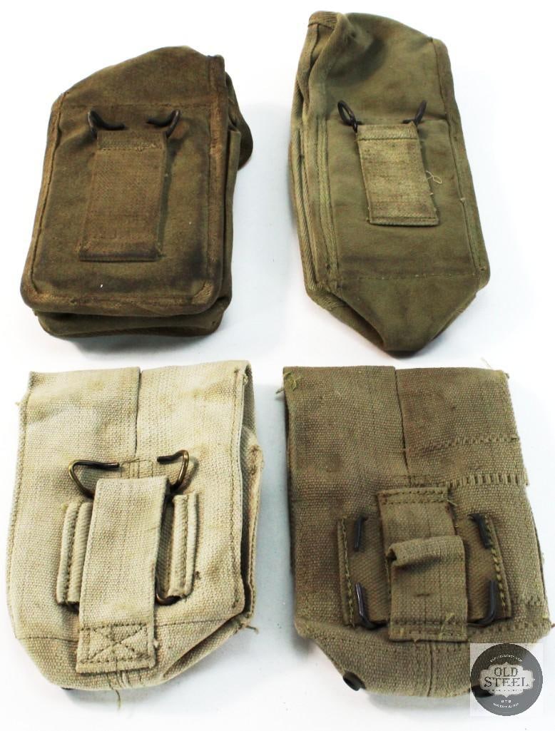 Lot of Various Original Israeli Canvas Pouches - 2