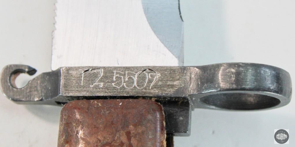 AKM Type I Bayonet with Scabbard and Frog - 2
