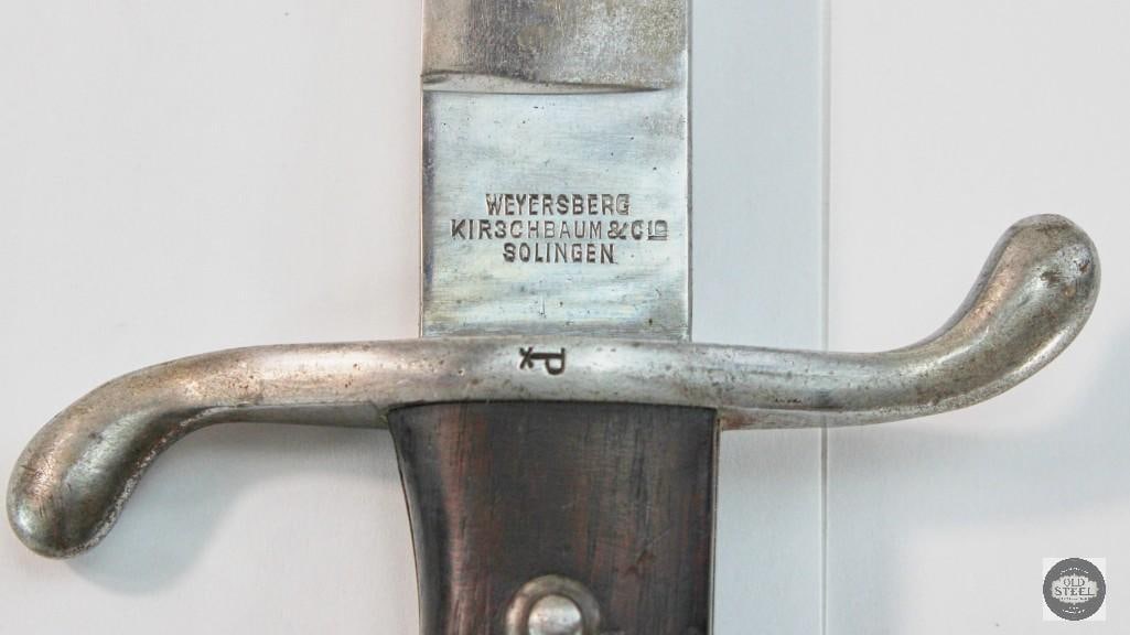 Argentine M1909 Artillery Short Sword Bolo Knife with Scabbard and Frog - 4
