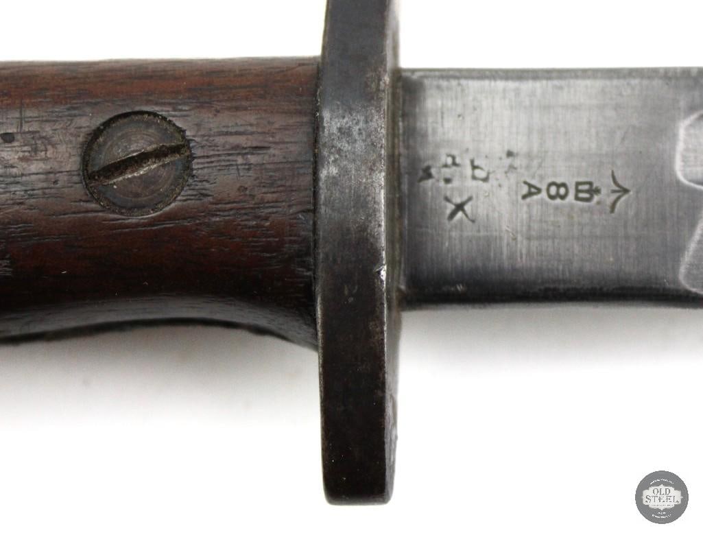 Remington Pattern 1907 British Bayonet and Scabbard - WWI - 4