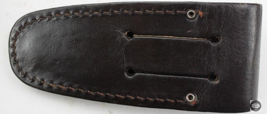 Lot of 2 Folding Knives with Leather Belt Pouches - Schrade - 6